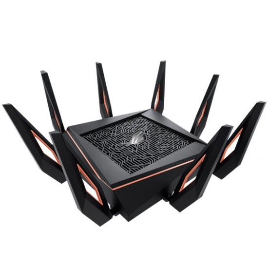 ROG Rapture RT-AX11000 Tri-band WiFi 6 Gaming Router 10 Gigabit WiFi Router Quad Core 2.5G Gaming Port DFS Band wtfast Mesh ROG Rapture RT-AX11000 Tri-band WiFi 6 Gaming Router 10 Gigabit WiFi Router Quad Core 2.5G Gaming Port DFS Band wtfast Mesh