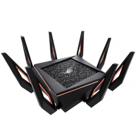 ROG Rapture RT-AX11000 Tri-band WiFi 6 Gaming Router 10 Gigabit WiFi Router Quad Core 2.5G Gaming Port DFS Band wtfast Mesh