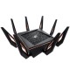 ROG Rapture RT-AX11000 Tri-band WiFi 6 Gaming Router 10 Gigabit WiFi Router Quad Core 2.5G Gaming Port DFS Band wtfast Mesh ROG Rapture RT-AX11000 Tri-band WiFi 6 Gaming Router 10 Gigabit WiFi Router Quad Core 2.5G Gaming Port DFS Band wtfast Mesh