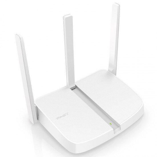 FAST 300M WiFI4 2.4GHz Wireless Router WiFi Router MIMO Mini Design 3 LAN Port for 60-90m² House