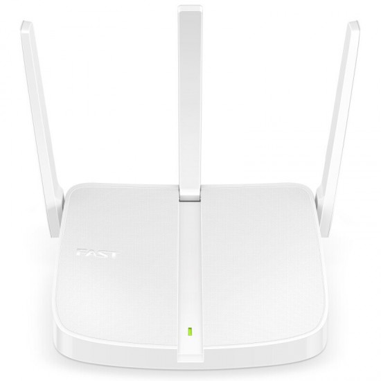 FAST 300M WiFI4 2.4GHz Wireless Router WiFi Router MIMO Mini Design 3 LAN Port for 60-90m² House