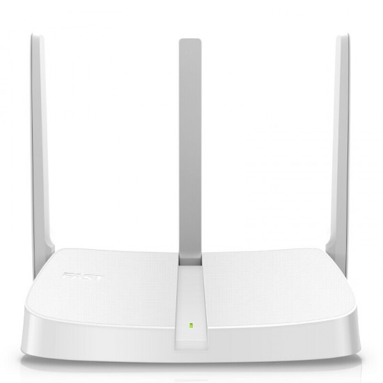 FAST 300M WiFI4 2.4GHz Wireless Router WiFi Router MIMO Mini Design 3 LAN Port for 60-90m² House