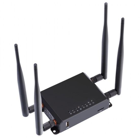 X10 Frequency Europe and Asia Pacofic Australia Version 4G LTE OPEN WRT Smart CPE Router Sim Card WiFi Wireless Modem Wireless Router WiFi Networking 300Mbps Support Wireless AP