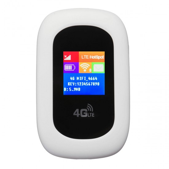 Mobile router 2.4GHz WiFi Router Hotspot Wireless WiFi Router SIM Card for Travel Gaming
