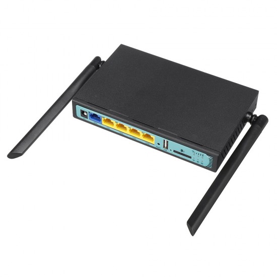 OEM we2416 4G Wireless WiFi Router Mobile Router 5Port 300Mbps 580MHz Card / Broadband 2-in-1 Industrial Router Support SIM card USB