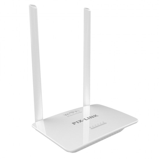 300M WiFi Router Wireless Router 2x5dBi Omnidirectional Antennas Easy Setup 4 LAN Ports WPS WiFi Router