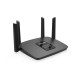 1200Mbps Wireless Router Dual Band WiFi Signal Booster Gigabit Repeater Signal Amplifier with 4 External Antennas LV-AC06