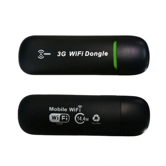 QR62W Chip 3G mini USB WIFI Router Wifi Hotspot WCDMA 2100MHz DL 14.4Mbps 3g Wifi Router With Multi SIM Card Slot USB Modem