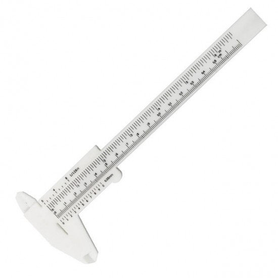 0-150mm/ 6'' 0.05mm Mini Double Scale Vernier Caliper Sliding Ruler Caliper Gauge Thickness Micrometer Jewelry Measuring Instrument Tool