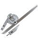 0-360° Stainless Steel Universal Bevel Protractor Angle Finder Angular Dial Ruler Goniometer with 300mm Blade