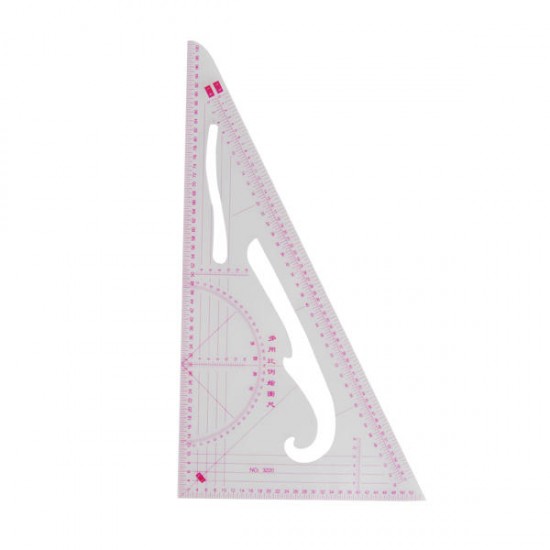 10pcs Cutting Ruler Sewing Feet Tailor-Foot Put Yardstick Sleeve Arm French Curve Cut Cutting Angle Ruler