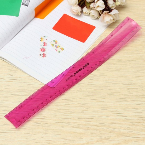 12'' 30cm Super Flexible Ruler Rule Measuring Tool Stationery for Office School