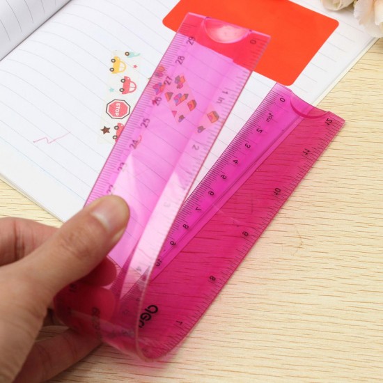 12'' 30cm Super Flexible Ruler Rule Measuring Tool Stationery for Office School