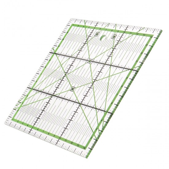 15 x15cm Acrylic Patchwork Sewing Ruler Fabric Tailor Craft DIY Measuring Tool 15 x15cm Acrylic Patchwork Sewing Ruler Fabric Tailor Craft DIY Measuring Tool