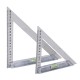 150mm 200mm Triangle Ruler Measuring Tool 90° Alloy with Level Bubble