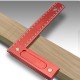 150mm Aluminum Alloy Square High Precision 90 Degree Carpenter's Rule Marking Angle Ruler Wide Base Rule L-shaped Plate Ruler