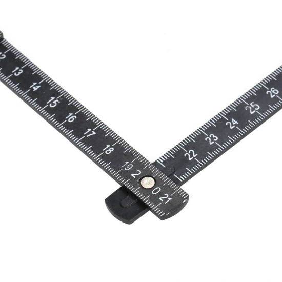 1M Slide Ten-Parts Folding Ruler Fold Up Rulers Versatile Inside Reading Carpenter Meter Measuring Tool Alternative Tape Measure Template Ruler