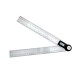 2 In 1 Angle Ruler Stainless Steel Angle Ruler Multi-function Digital Display Angle Ruler