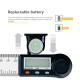 200MM 2 in 1 Electronic Digital Display Angle Ruler Protractor Inclinometer Spirit Level Caliper Plastic Transparent Body