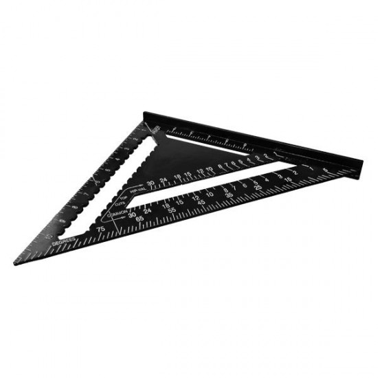 300mm Aluminum Alloy Speed Square Rafter Triangle Angle Square Layout Guide Woodworking Tool