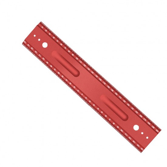 300mm Carpenter's Right Angle Measuring Ruler Precision Double Sided Leather Craft Cutting Auxiliary Woodworking Tool