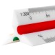 300mm Professional Architect Three-edged Ruler 3 Color-Coded Grooves Available with Protective Cover 300mm Professional Architect Three-edged Ruler 3 Color-Coded Grooves Available with Protective Cover