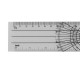 3pcs Professional 360 Degree Multi-Ruler Goniometer Spinal Angle Ruler