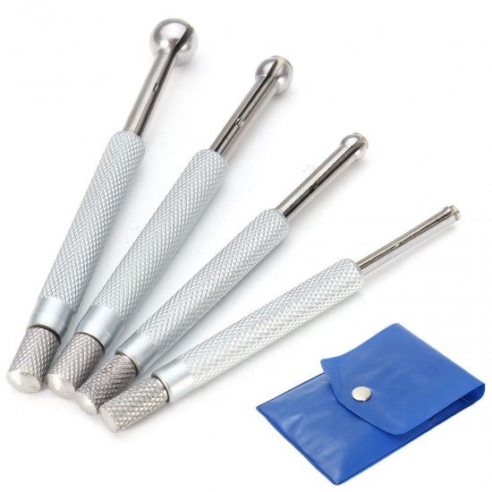 4Pcs Telescopic Small Hole Bore Gauge Set Full Ball Type Gage 7.5cm-9.2cm