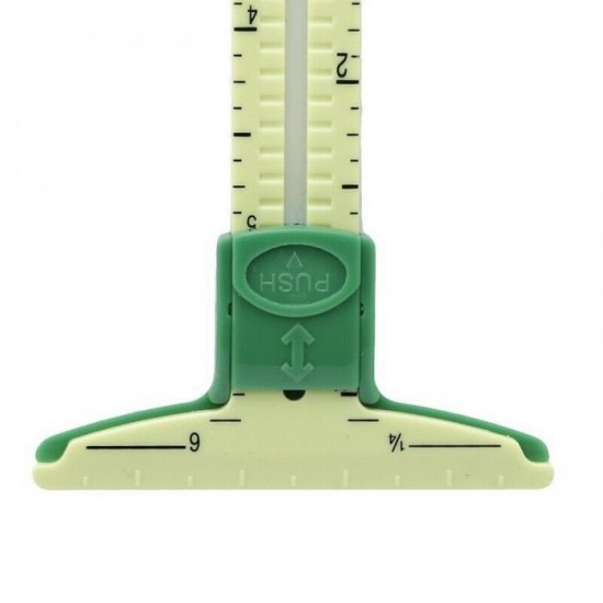 5 In 1 Sliding Gauge Measuring Sewing Tool Caliper Multi-Function Quilting Craft Tool