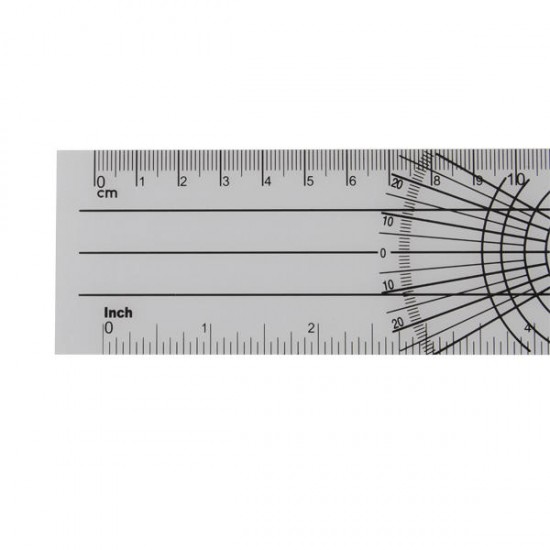 5pcs Multi-Ruler 360 Degree Goniometer Angle Spinal Ruler