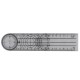 5pcs Professional 360 Degree Multi-Ruler Goniometer Spinal Angle Ruler