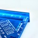 7 inch Metric Aluminum Alloy Triangle Angle Ruler Protractor Measurement Tool Blue 7 inch Metric Aluminum Alloy Triangle Angle Ruler Protractor Measurement Tool Blue