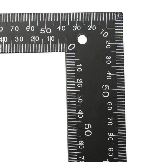 8 x 12inch Steel Metric Imperial Dual Marking Square Framing Carpenter Measure Ruler