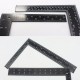 8 x 12inch Steel Metric Imperial Dual Marking Square Framing Carpenter Measure Ruler