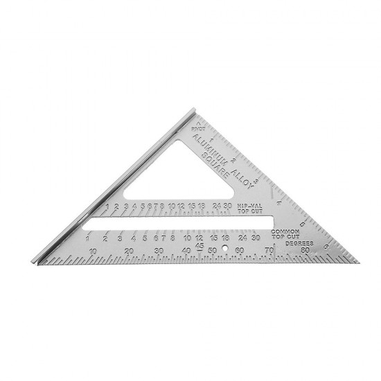 Aluminum Alloy Speed Square Combination Triangle Ruler Carpenter's Protractor Miter Framing