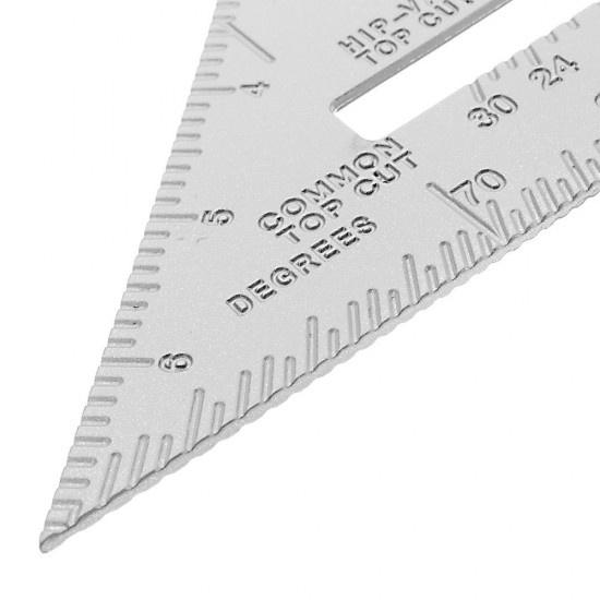 Aluminum Alloy Speed Square Combination Triangle Ruler Carpenter's Protractor Miter Framing