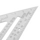 Aluminum Alloy Speed Square Combination Triangle Ruler Carpenter's Protractor Miter Framing