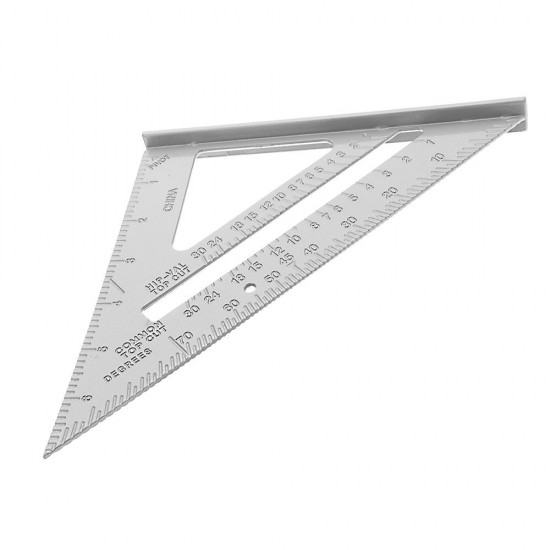 Aluminum Alloy Speed Square Combination Triangle Ruler Carpenter's Protractor Miter Framing