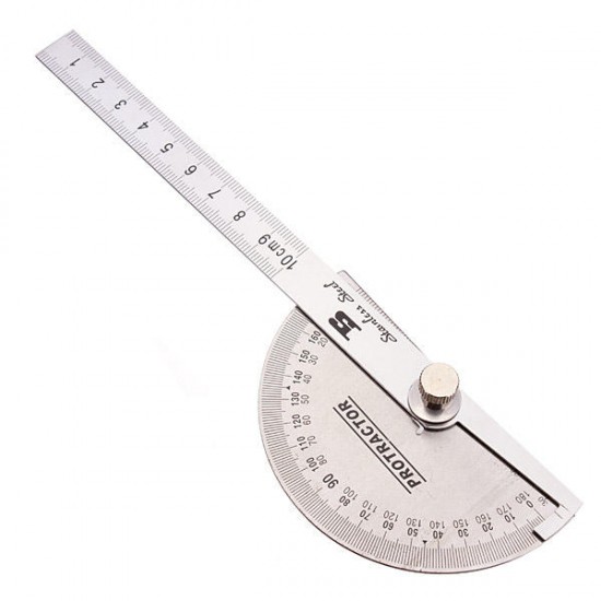 90 x 150mm BS181809 Protractor Round Head Stainless Steel 90 x 150mm BS181809 Protractor Round Head Stainless Steel