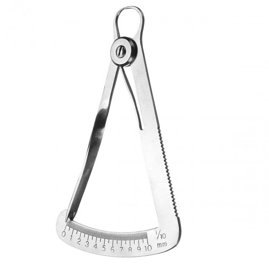 Degree Gauge Jewelry Inside Caliper 10mm Thickness Measuring Capacity Stainless 4'' Thickness Gauge