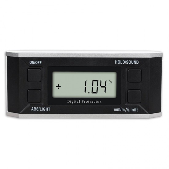 Digital Inclinometer 4*90° Digital Display Inclinometer with Magnetic Backlight Optional Inclination Box Electronic Level Angle Ruler