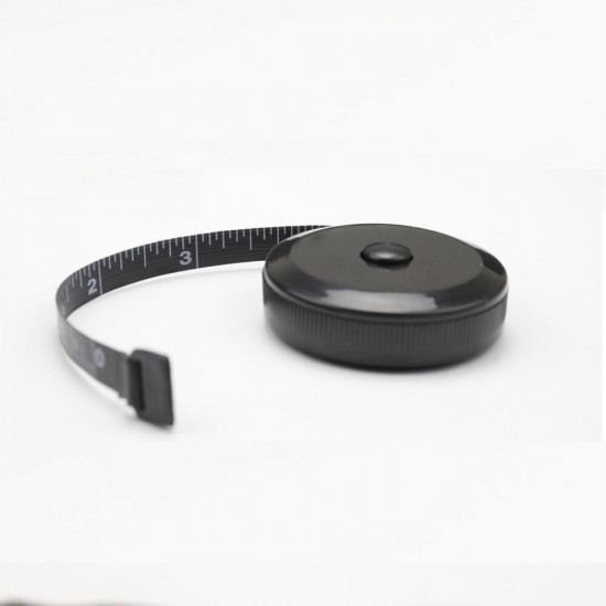 Black 0-1.5M White Tape Mini Tape Measure BMI Tape Measure