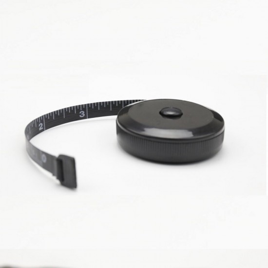 Black 0-1.5M White Tape Mini Tape Measure BMI Tape Measure Black 0-1.5M White Tape Mini Tape Measure BMI Tape Measure