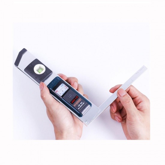 Inside And Outside Right Angle Measuring Ruler Aluminum Alloy Laboratory Tool Inside And Outside Right Angle Measuring Ruler Aluminum Alloy Laboratory Tool