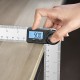 Digital Protractor Angle Ruler 400mm 360 Degree Angle Measuring Metric British System LCD Goniometer Inclinometer