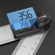 Digital Protractor Angle Ruler 400mm 360 Degree Angle Measuring Metric British System LCD Goniometer Inclinometer