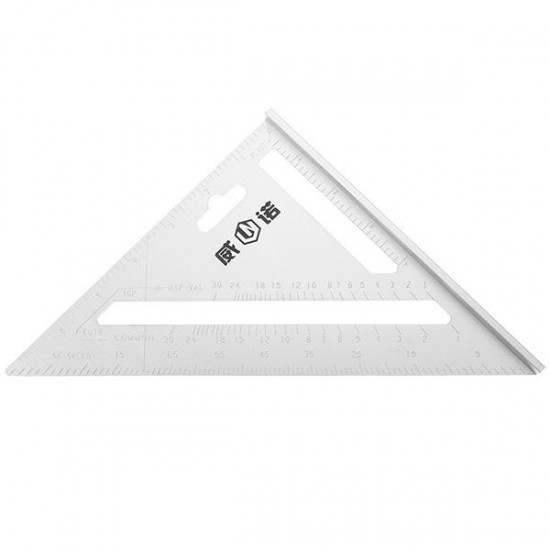 200mm Aluminum Ruler Speed Square Protractor Miter Framing Measuring Tool