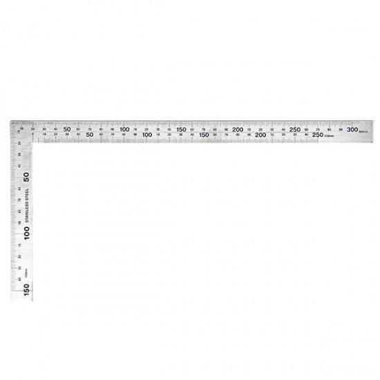 300mm/600mm 90 Degree Stainless Steel Square Ruler