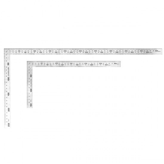 300mm/600mm 90 Degree Stainless Steel Square Ruler 300mm/600mm 90 Degree Stainless Steel Square Ruler