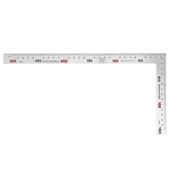 300mm/600mm 90 Degree Stainless Steel Square Ruler 300mm/600mm 90 Degree Stainless Steel Square Ruler